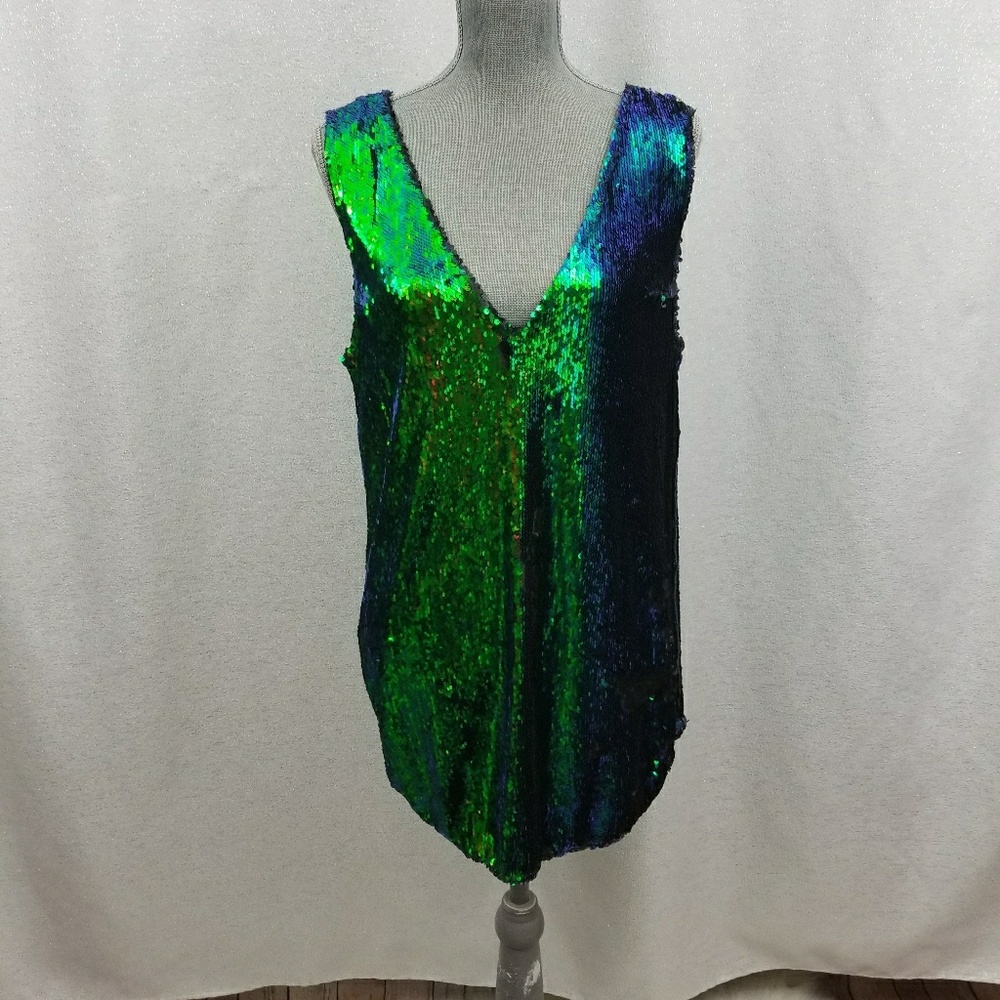 Free People Intimately Sequin Slip Dress NWOT - Picture 4 of 8